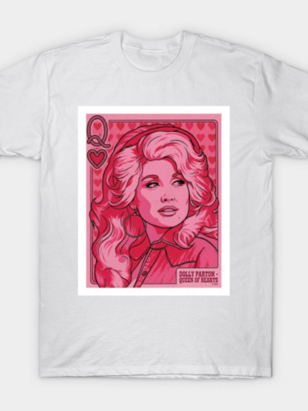 Queen of Hearts Dolly Parton T-Shirt